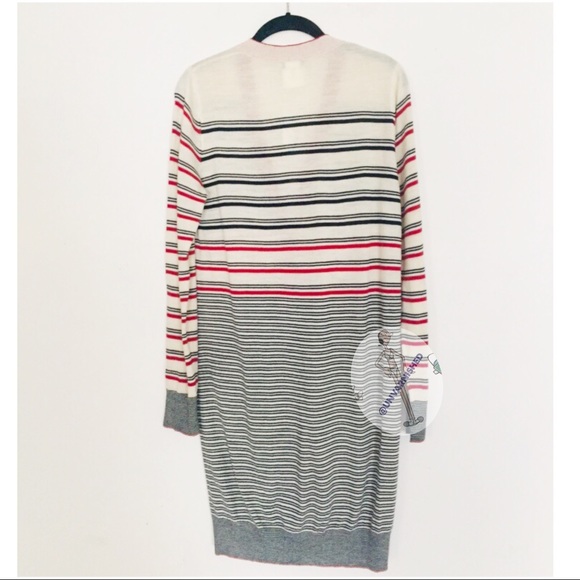 Chanel Striped Long Cardigan US 4-6 - Picture 6 of 10